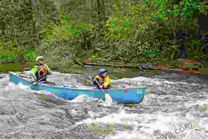 Canoeists Navigating The Challenging Pedernales River Trail, Amidst Rushing Waters And Rugged Canyons Hill Country State Natural Area Trail Guide: Half Day Hikes (More Or Less) (Texas State Parks Hiking Series)