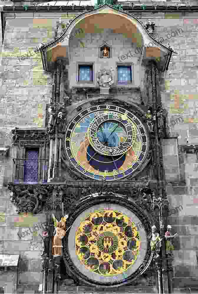 Close Up Of The Astronomical Clock On The Old Town Hall In Prague Postcards: A Visual Escape Through Prague