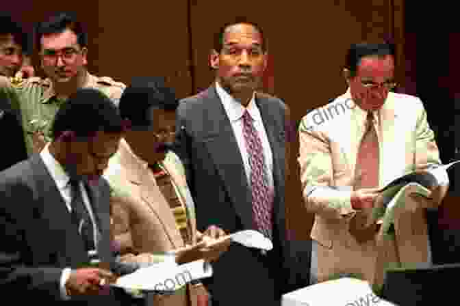 O.J. Simpson Trial Courtroom Scene Courtroom Art: In The Dock With The Rich And Famous