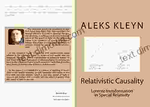 Relativistic Causality: Lorentz Transformation In Special Relativity